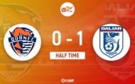 半场-吕焯毅远射破门 大连英博暂1-0青岛海牛