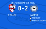 mk体育-乌迪内斯2-0卡利亚里，布克萨破门，伊德里萨-盖伊锦上添花